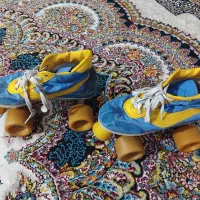 کفش اسکیت سالم چهار چرخ بسیار راحت