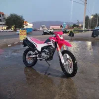 موتور تریل فلات|موتورسیکلت|میانه, |دیوار