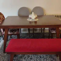 ست کامل راحتی ۸نفره / بهمراه نهار خوری ۶نفزه|مبلمان خانگی و میز عسلی|تهران, جنت‌آباد جنوبی|دیوار