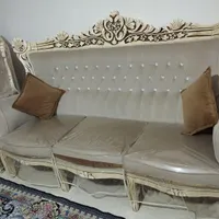 مبل سلطنتی 9نفره مناسب جهیزیه|مبلمان خانگی و میز عسلی|محمدیه-قزوین, |دیوار