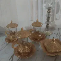 استکان و قندون طلایی