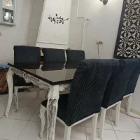 میز غذاخوری شش نفره منبت پتینه کار دست