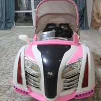 ماشین شارژی دونفره کاملا سالم فقط باتری نداره|اسباببازی بچه|کرج, شاهینویلا|دیوار