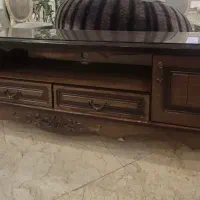 میز تلویزیون تمام چوب