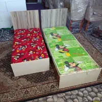 2عدد تخت و تشک نوعه نو(دوتاش این قیمت)