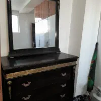 دراور 4 کشویی چوبی به همراه آینه در حد نو|جاکفشی، کمد، دراور|بجنورد, |دیوار