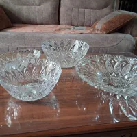 ۴ تیکه سرویس کریستال اصل چک