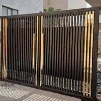 درب لاکچری لوکس مدل باغی طرحدار حیاطی پنجره ویلا3خ