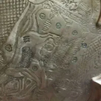 سینی قدیمی|کلکسیون اشیاء عتیقه|شهر ری, شهرک نظامی|دیوار