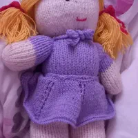 عروسک دستبافت بزرگ