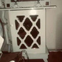 آینه کنسول و شمعدان عروس|بوفه، ویترین، کنسول|خوی, |دیوار