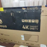 تلویزیون اسنوا 55اینچ 4K. ضربه خورده|تلویزیون و پروژکتور|زاهدان, |دیوار