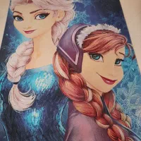 فرش همراه با پادری و ساعت طرح دخترانه