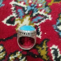 انگشتر فیروزه نقره دست ساز|جواهرات|سرعین, |دیوار