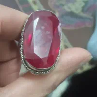 انگشتر یاقوت بزرگ ۴۰ گرم