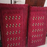 پشتی دست باف با طرح ترکمن