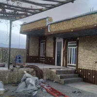 اجرای نمای طرح چوب رومی