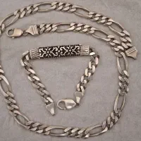 دستبند وگردنبند نقره925