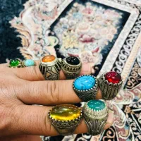 ۸عدد انگشتر نقره