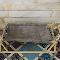 گهواره کلاسیک‌ چوبی|اسباب و اثاث بچه|قائن, |دیوار