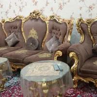 میز غذاخوری ومبل۹نفره وساعت
