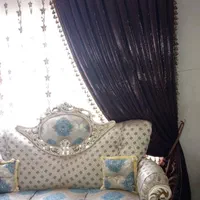 دو عدد  والان ساتن|پرده، رانر، رومیزی|تهران, سلیمانی|دیوار