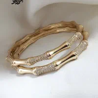 بنگل دستبند النگویی مشابه طلا ژوپینگ