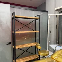 شلف چوب و آهن پینترستی