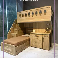 مجموعه تخت 2طبقه باربد پلاس|تخت و سرویس خواب|تهران, استخر|دیوار
