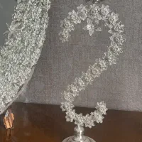 اینه وشمعدان شیک مناسب عروس|صنایع دستی و سایر لوازم تزئینی|اصفهان, بهارانچی|دیوار