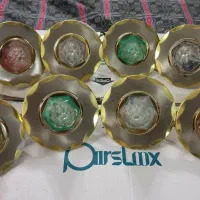 ۸عدد هالوژن رنگی|لامپ و چراغ|خمین, |دیوار