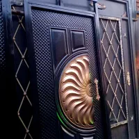 درب آهن حیاطی حیاط اهنی خانه گاراژی|مصالح و تجهیزات ساختمان|تربت جام, حافظ|دیوار