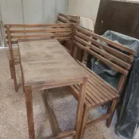 تولید کننده میز و صندلی تاشو چوبی نیمکت|میز و صندلی غذاخوری|قم, نوقطار|دیوار