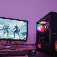 کیس کامپیوتر گیمینگ رم ۱۶ گرافیک 8 مانیتور 24|رایانه رومیزی|تهران, آذری|دیوار