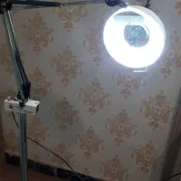 لوپ ذره بین دار رینگ لایت چراغ مطالعه چراغ تعمیرات|لوازم جانبی موبایل و تبلت|مشهد, هفده شهریور|دیوار