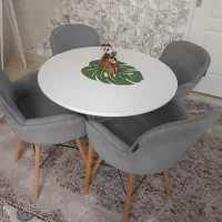 میز غذاخوری 4نفره کاملا سالم