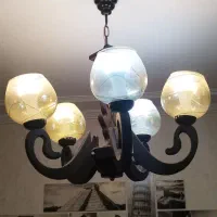 لوستر آویز پنج شلعه
