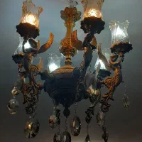 لوستر برنز ۶ مشعل