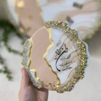 ساعت و جاکلیدی رزین|ساعت دیواری و تزئینی|نور, |دیوار
