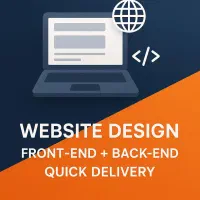 طراحی سایت حرفهای فرانت + بکاند ساخت سایت از صفر