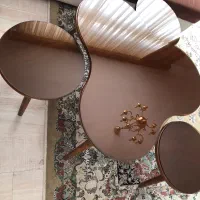 میز جلو مبلی چوبی همراه شیشه|مبلمان خانگی و میز عسلی|تهران, اقدسیه|دیوار
