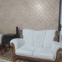 مبل سلطنتی راحتی 7نفره|مبلمان خانگی و میز عسلی|وحیدیه, |دیوار