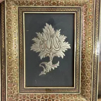 قاب آنتیک خاتم کاری مس