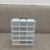 باکس 15 کشویی رنگ سفید