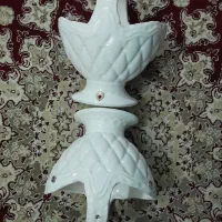 گلدان سرامیکی سفید نو|مجسمه، تندیس، ماکت|رشت, پل تالشان|دیوار