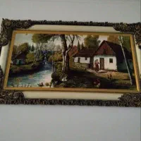 تابلو فرش منظره