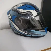 کلاه کاسکت فک متحرک عینک آفتابی دار