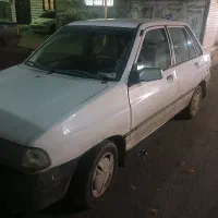 پراید ۸۳ ۳ تیکه رنگ سقف ستون بی رنگ