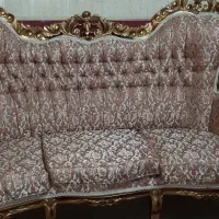 فروش مبل ۹نفره سلطنتی و استیل طلایی