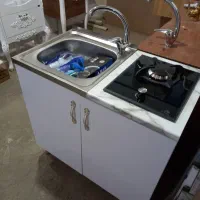 کابینت آماده سینک گاز شیر